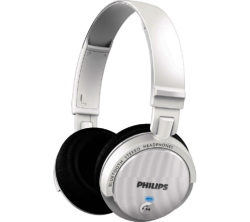 Philips SHB5500WT Wireless Bluetooth Headphones - White